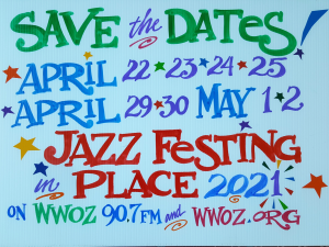 Jazz Festing In Place 2021 [Artwork by Nan Parati]