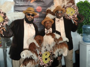 Big 9 in the WWOZ Hospitality Tent at Jazz Fest 2018