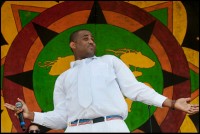 Glen David Andrews at Jazz Fest 2014 [Photo by Ryan Hodgson-Rigsbee]