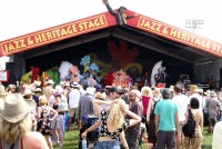 Creole Wild West onstage at Jazz Fest 2006 [Photo by Bill Sasser]