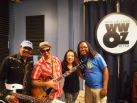 Marc Stone (red shirt) w/the New Orleans Kingpins