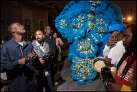 Monogram Hunters 2nd Chief Jeremy Stevenson on St. Joseph's Night 2016 [Photo by Ryan Hodgson-Rigsbee]