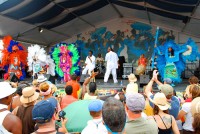 The Wild Magnolias onstage in 2009