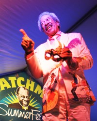 Allen Toussaint performing at SatchmoFest 2013 [Photo by Bill Sasser]
