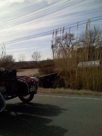 Badly shot closeup of sidecar