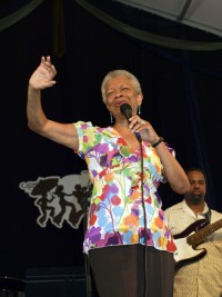 Germaine Bazzle at Jazz Fest 2010 [Photo by Pat Jolly]