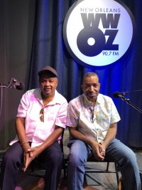 Action Jackson and Big Chief Donald Harrison [Photo by Carrie Booher]a