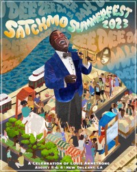 2023 Satchmo SummerFest poster