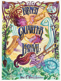 French Quarter Fest 2024 poster