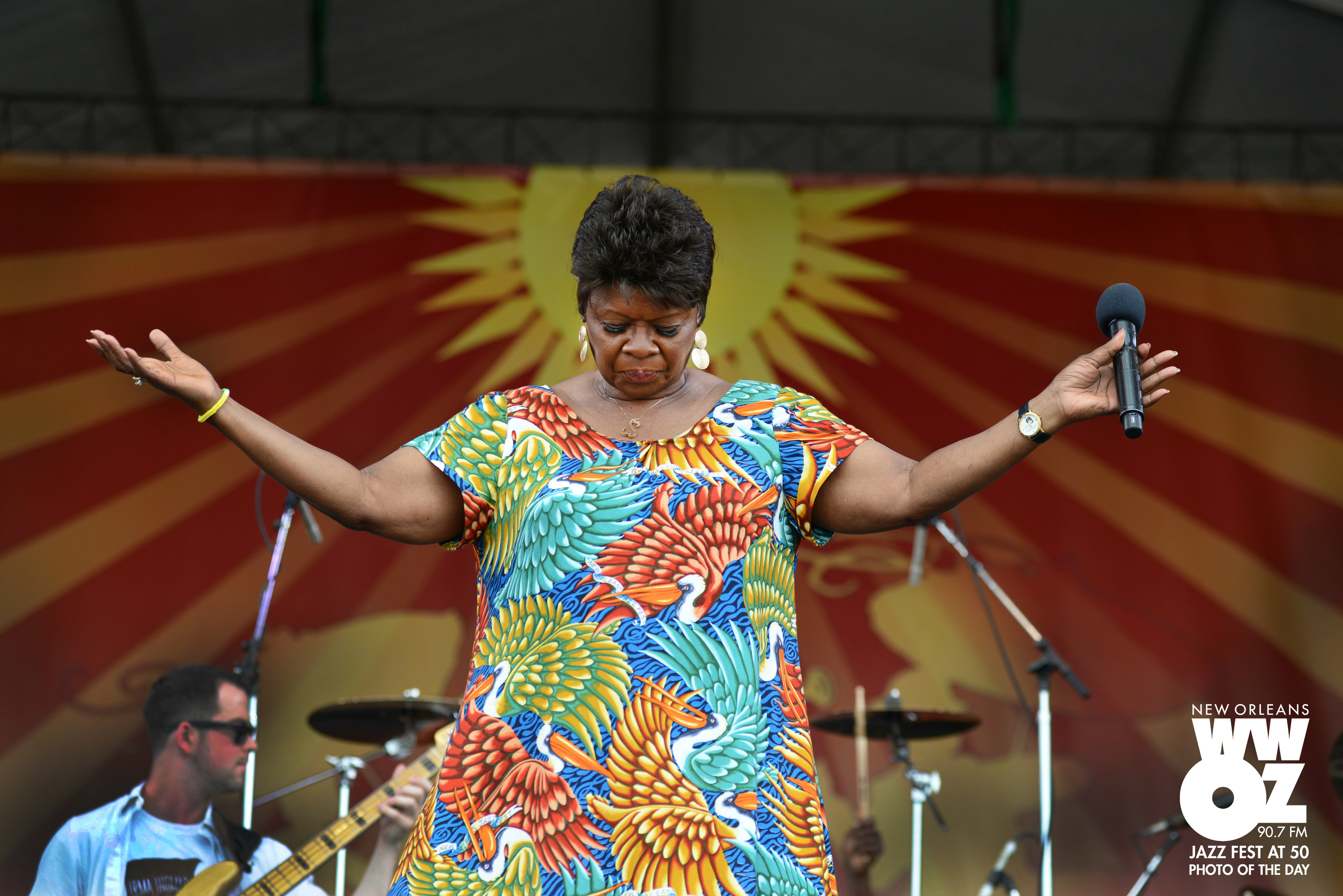 Irma Thomas Jazz Fest at 50 Photo of the Day WWOZ New Orleans 90.7 FM